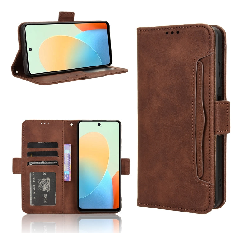 Skin Feel Calf Texture Card Slots Leather Phone Case, For Tecno Spark 20 4G KJ5, For Tecno Pova 5 Pro, For Tecno Pova Neo 3, For Tenco Pova 5 4G