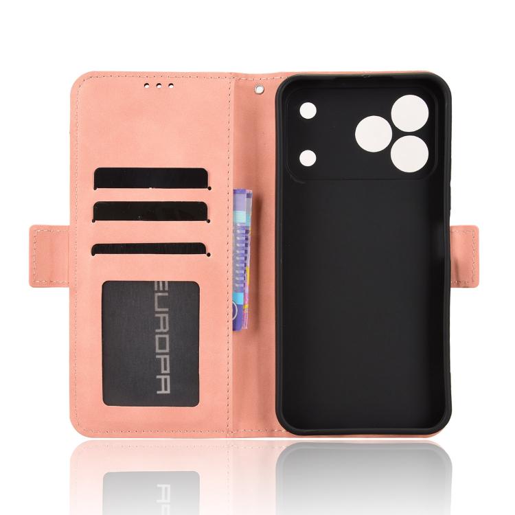 Skin Feel Calf Texture Card Slots Leather Phone Case, For Tecno Camon 50 4G, For Tenco Spark Go 3, For Tecno Spark Slim, For Tecno Spark 40C