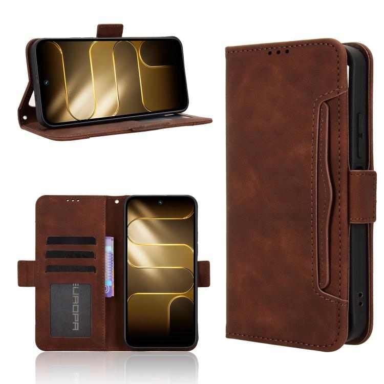 Skin Feel Calf Texture Card Slots Leather Phone Case, For Tecno Camon 50 4G, For Tenco Spark Go 3, For Tecno Spark Slim, For Tecno Spark 40C