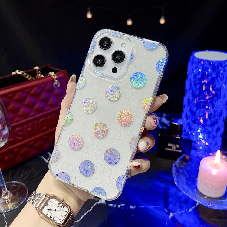 Little Star Series Glitter Powder TPU Phone Case, For iPhone 14, For iPhone 14 Pro