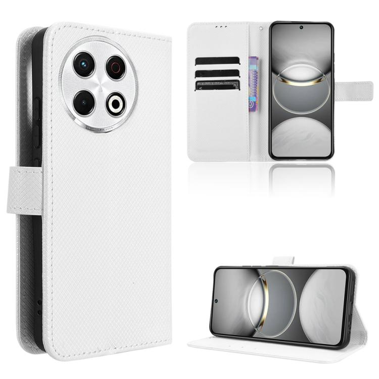 Diamond Texture Leather Phone Case, For Tecno Spark Go 1 / Pop 9 / Spark Go 2025, For Tecno Spark 30C 4G, For Tecno Spark 20 Pro 5G, For Tecno Camon 30 Premier 5G