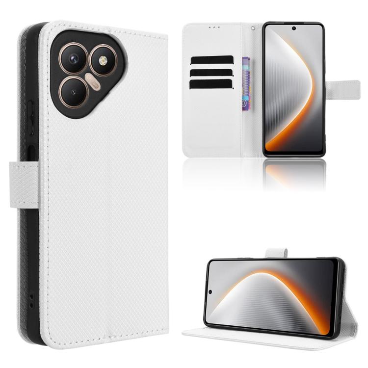 Diamond Texture Leather Phone Case, For Tecno Pova Curve 5G, For Tecno Camon 40 Pro 4G / 5G, For Tecno Camon 40 Premier 5G, For Tecno Camon 40 4G