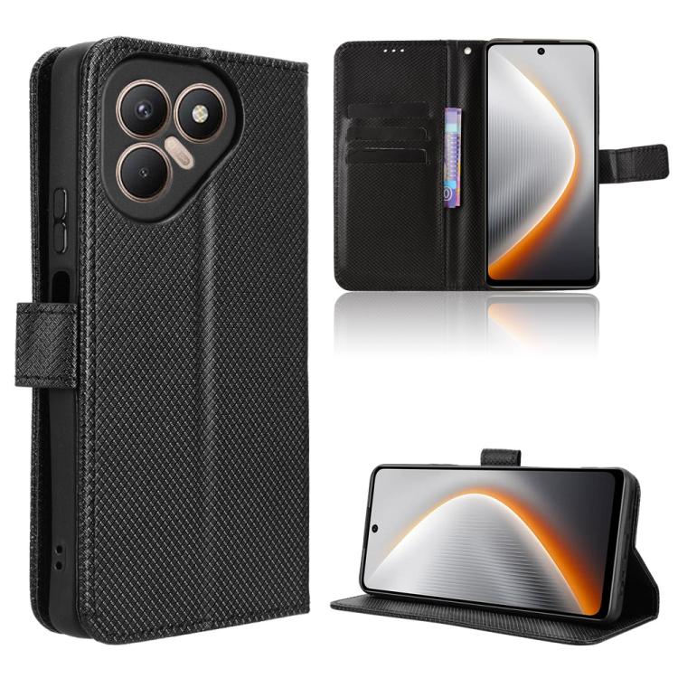 Diamond Texture Leather Phone Case, For Tecno Pova Curve 5G, For Tecno Camon 40 Pro 4G / 5G, For Tecno Camon 40 Premier 5G, For Tecno Camon 40 4G
