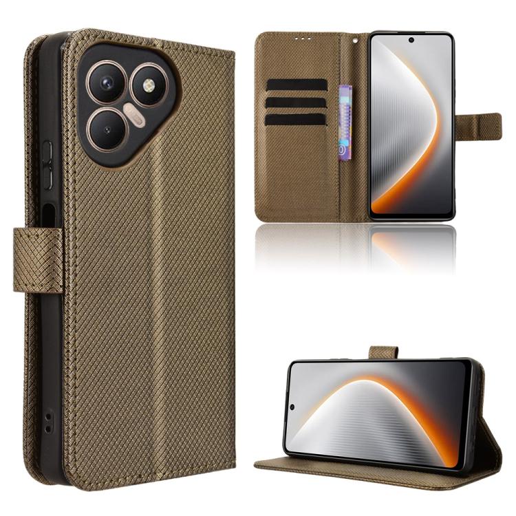 Diamond Texture Leather Phone Case, For Tecno Pova Curve 5G, For Tecno Camon 40 Pro 4G / 5G, For Tecno Camon 40 Premier 5G, For Tecno Camon 40 4G