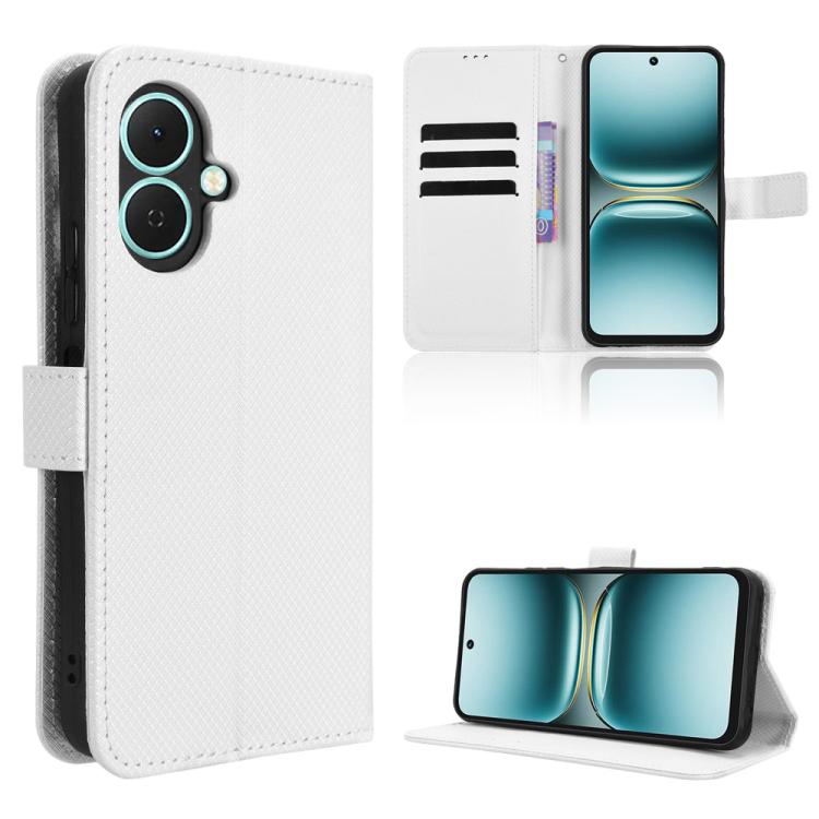 Diamond Texture Leather Phone Case, For Tecno Pova Curve 5G, For Tecno Camon 40 Pro 4G / 5G, For Tecno Camon 40 Premier 5G, For Tecno Camon 40 4G