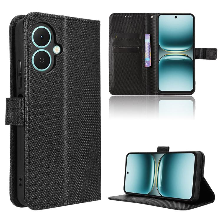 Diamond Texture Leather Phone Case, For Tecno Pova Curve 5G, For Tecno Camon 40 Pro 4G / 5G, For Tecno Camon 40 Premier 5G, For Tecno Camon 40 4G