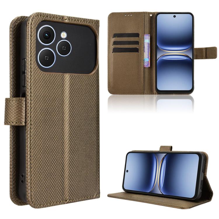 Diamond Texture Leather Phone Case, For Tecno Pova Curve 5G, For Tecno Camon 40 Pro 4G / 5G, For Tecno Camon 40 Premier 5G, For Tecno Camon 40 4G