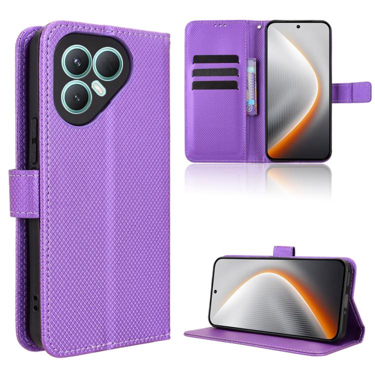 Diamond Texture Leather Phone Case, For Tecno Pova Curve 5G, For Tecno Camon 40 Pro 4G / 5G, For Tecno Camon 40 Premier 5G, For Tecno Camon 40 4G