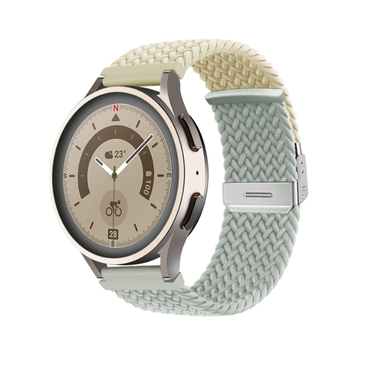 Buckle Braided Nylon Watch Band, 20mm