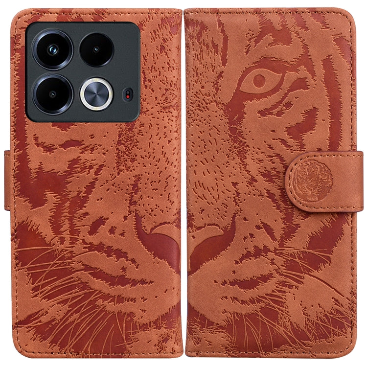 Tiger Embossing Pattern Flip Leather Phone Case, For Infinix Note 40 4G, For Infinix Hot 40 / 40 Pro, For Infinix Smart 7 India/7 Plus, For Infinix Smart 7 HD