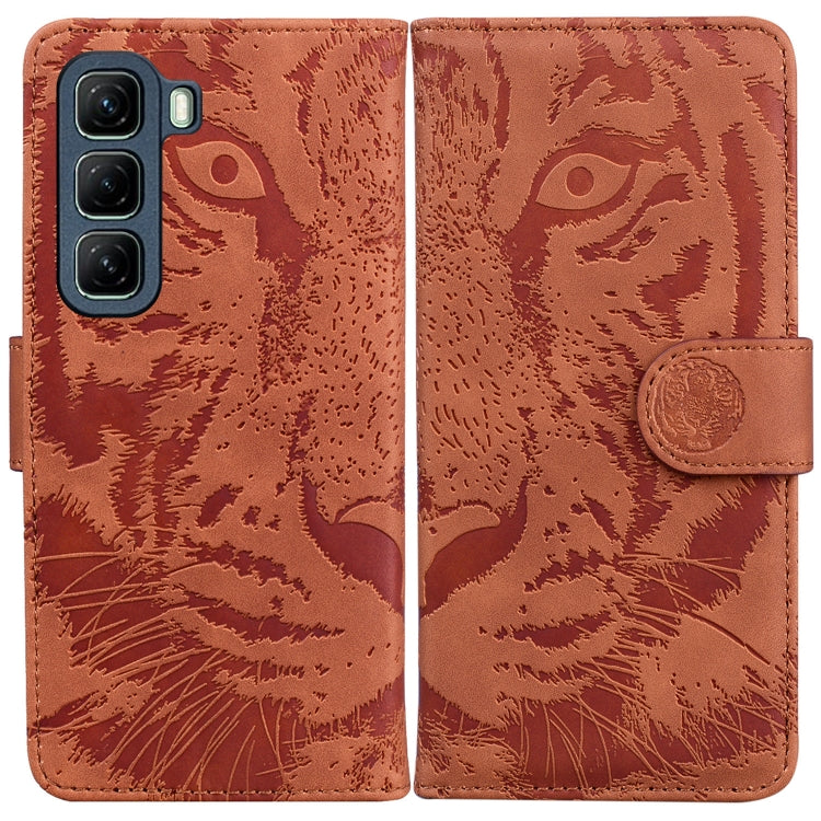 Tiger Embossing Pattern Flip Leather Phone Case, For Infinix Hot 50 Pro+ 4G, For Infinix Hot 50 4G, For Infinix Hot 50 5G, For Infinix Zero 40 4G / 5G