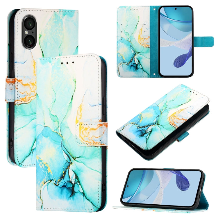 PT003 Marble Pattern Flip Leather Phone Case, For Sony Xperia 10 VI, For Sony Xperia 1 VI, For Sony Xperia 5 VI, For Sony Xperia 5 V