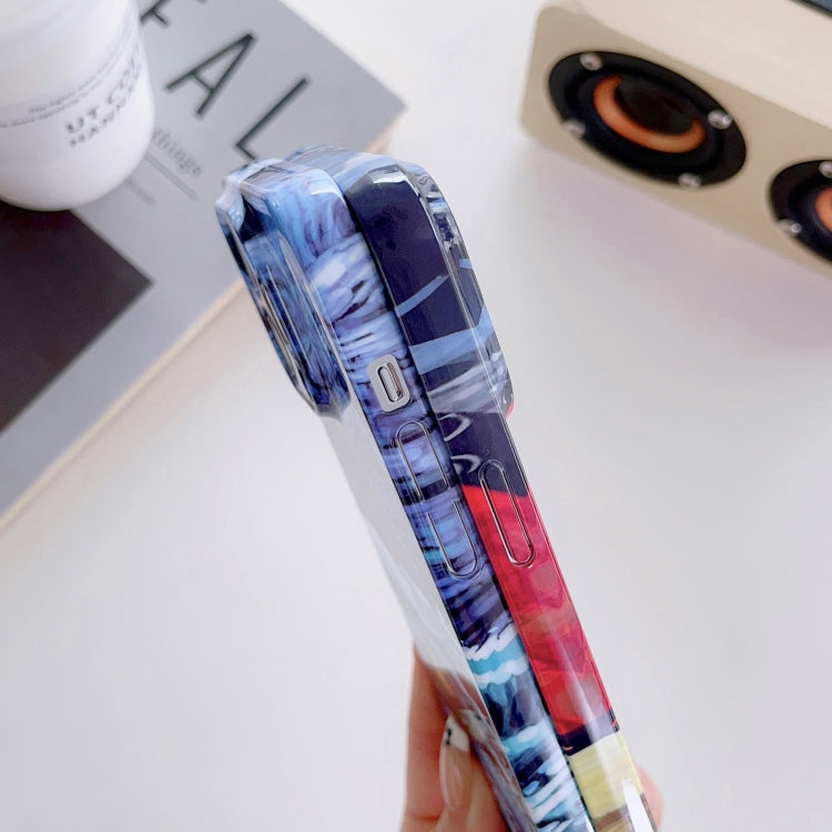 Precise Hole Oil Painting Pattern PC Phone Case, For iPhone 8 Plus / 7 Plus, For iPhone X / XS, For iPhone XS Max, For iPhone XR