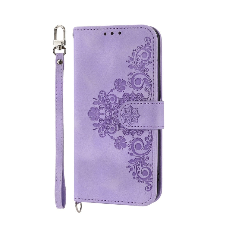 Skin Feel Flowers Embossed Wallet Leather Phone Case, For Honor X40i 5G / Play7T Pro, For Honor Magic5 Pro, For Honor Magic5, For Honor X8a 4G
