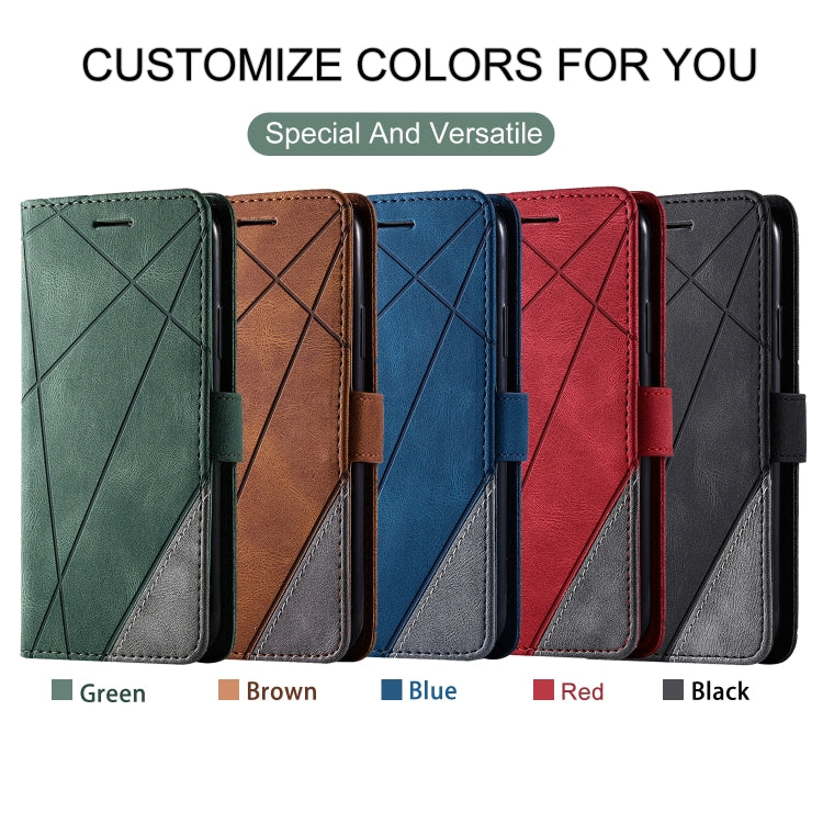 Skin Feel Splicing Horizontal Flip Leather Case with Holder & Card Slots & Wallet & Photo Frame, For Samsung Galaxy S9 Plus, For Samsung Galaxy S9, For Samsung Galaxy S10 Plus, For Samsung Galaxy S10