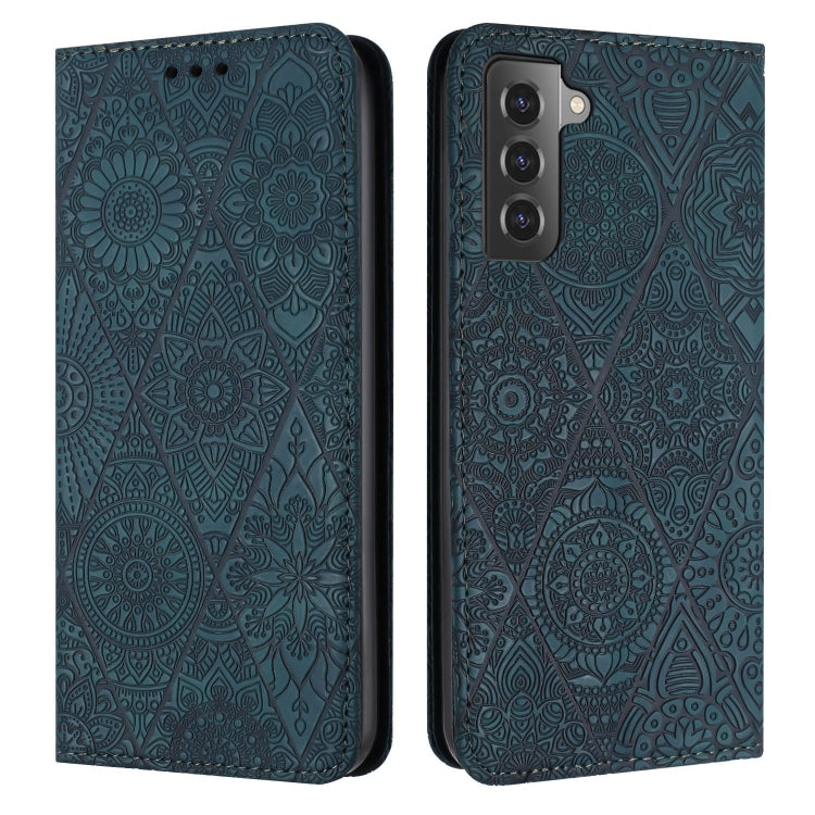Ethnic Embossed Adsorption Leather Phone Case, For Samsung Galaxy S23 5G, For Samsung Galaxy S23 Ultra 5G, For Samsung Galaxy S22 5G, For Samsung Galaxy S22+ 5G