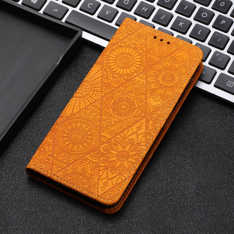 Ethnic Embossed Adsorption Leather Phone Case, For Samsung Galaxy A22 5G, For Samsung Galaxy A23, For Samsung Galaxy A24 4G, For Samsung Galaxy A32 4G