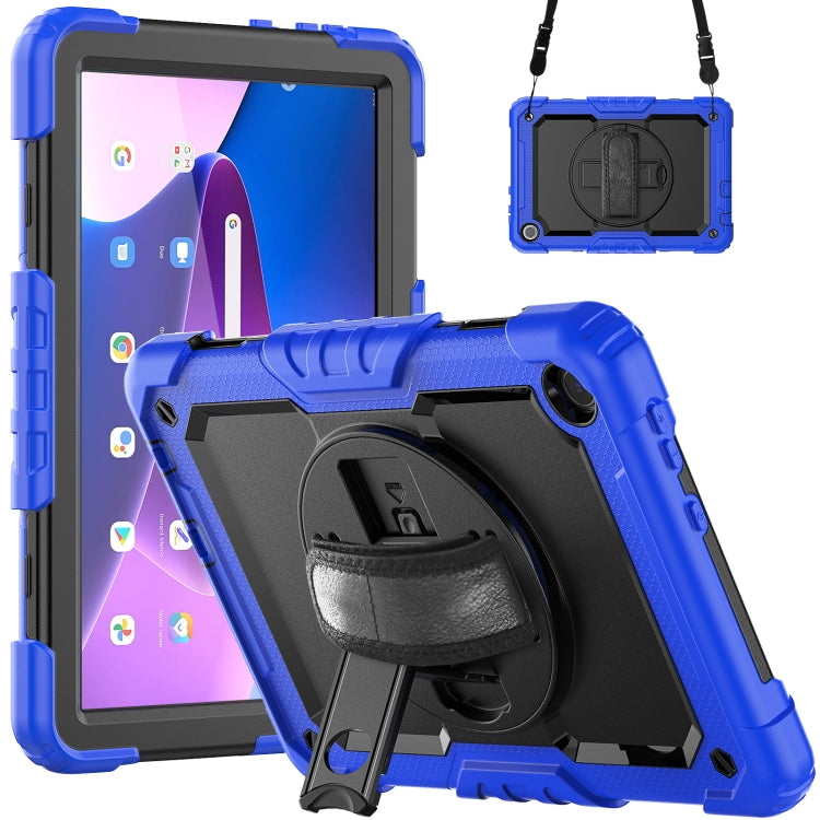 Silicone Hybrid PC Tablet Case with Shoulder Strap, For Lenovo Tab M10 10.1 Gen 3rd, For Lenovo Tab M10 Plus 10.6 Gen 3rd