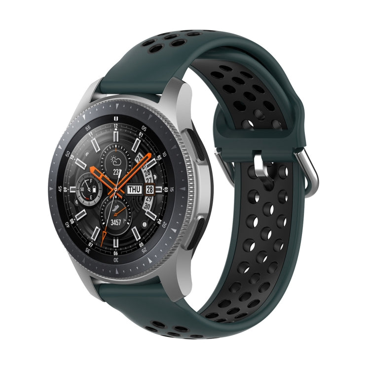 Universal Sports Two-tone Silicone Replacement Wrist Strap, For Huawei Watch GT2 / Honor Magic Watch 2 46mm