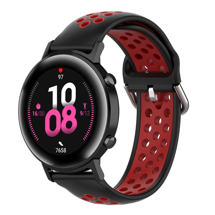20mm Universal Sports Two Colors Silicone Replacement Strap Watchband