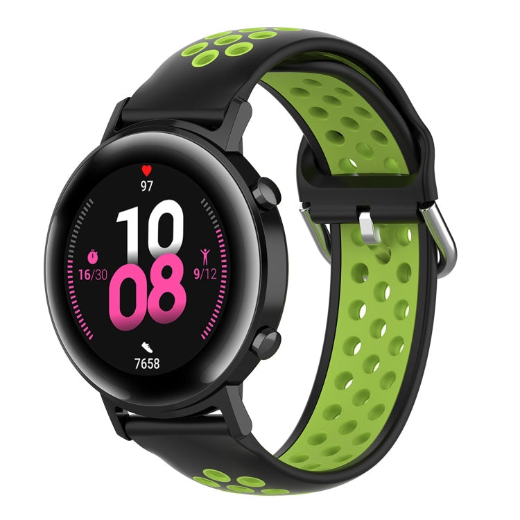 20mm Universal Sports Two Colors Silicone Replacement Strap Watchband