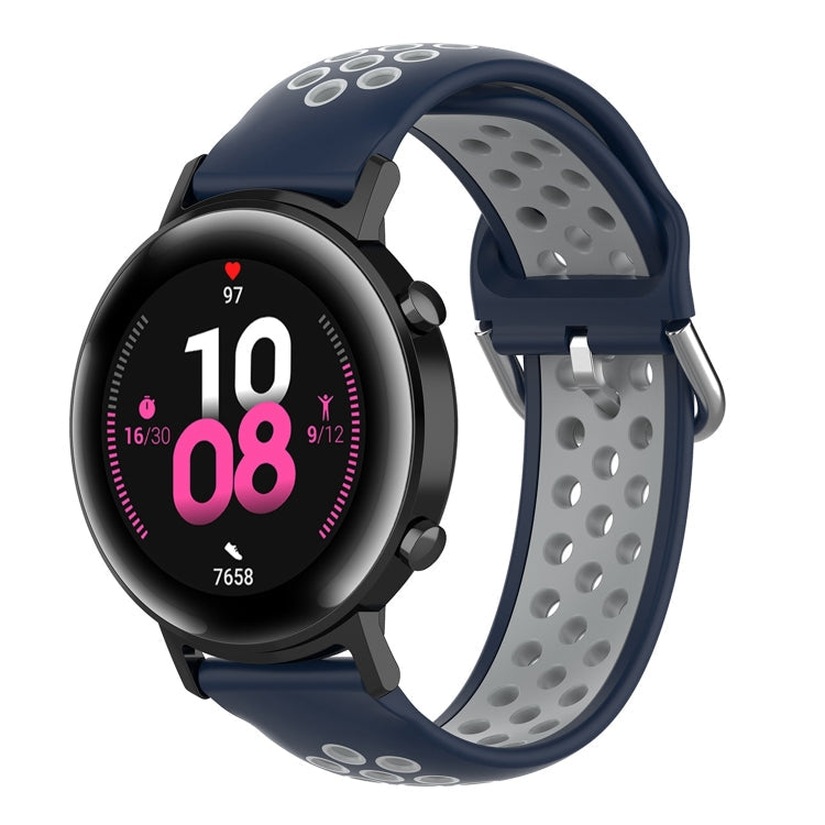 20mm Universal Sports Two Colors Silicone Replacement Strap Watchband