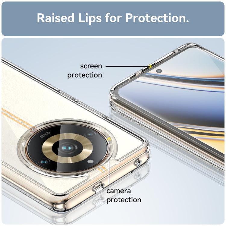 Colorful Series Acrylic Hybrid TPU Phone Case, For Realme 11 Pro+