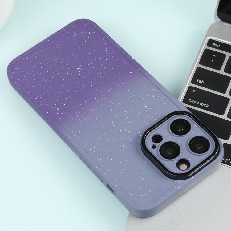 Gradient Starry Silicone Phone Case with Lens Film, For iPhone 13 Pro Max, For iPhone 13 Pro, For iPhone 13, For iPhone 12