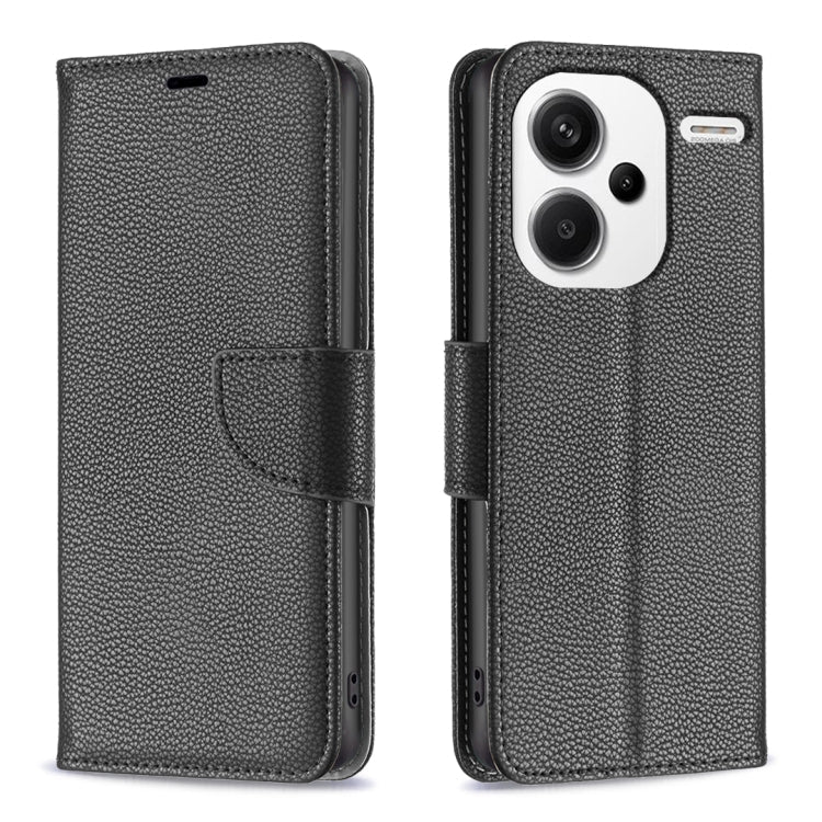 Litchi Texture Pure Color Leather Phone Case, For Xiaomi Redmi Note 13 Pro+ 5G, For Xiaomi Redmi Note 13 Pro 5G
