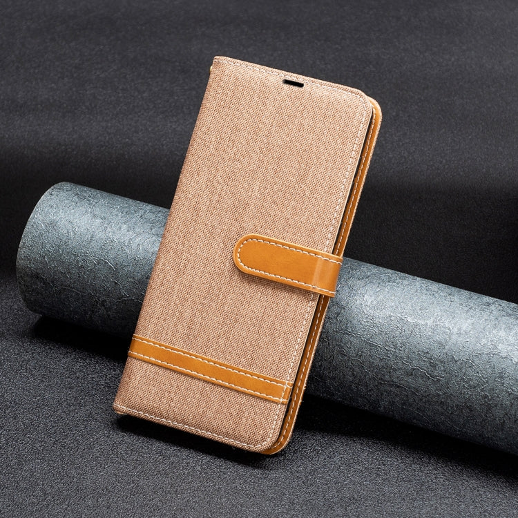 Color Block Denim Texture Leather Phone Case, For Xiaomi Redmi Note 13 Pro 4G Global, For Xiaomi Redmi 13C