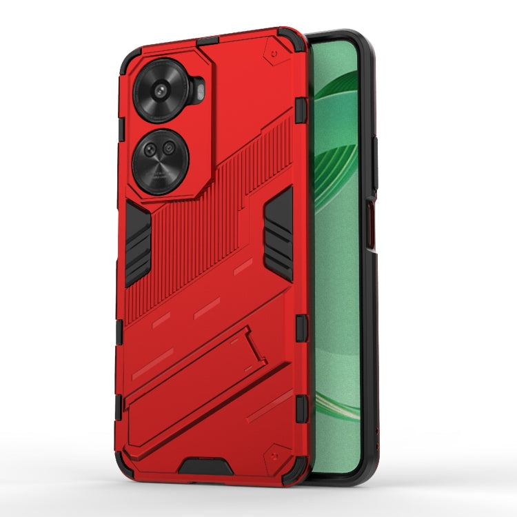 Punk Armor 2 in 1 PC + TPU Phone Case with Holder, For Huawei Pura 70, For Huawei nova 11 SE, For Huawei nova 12 Pro