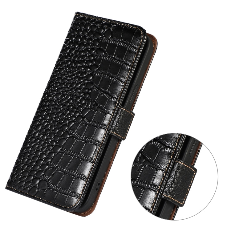 Crocodile Top Layer Cowhide Leather Phone Case, For iPhone 16 Pro, For iPhone 16 Plus, For iPhone 16, For iPhone 15 Pro Max, For iPhone 15 Pro, For iPhone 15 Plus