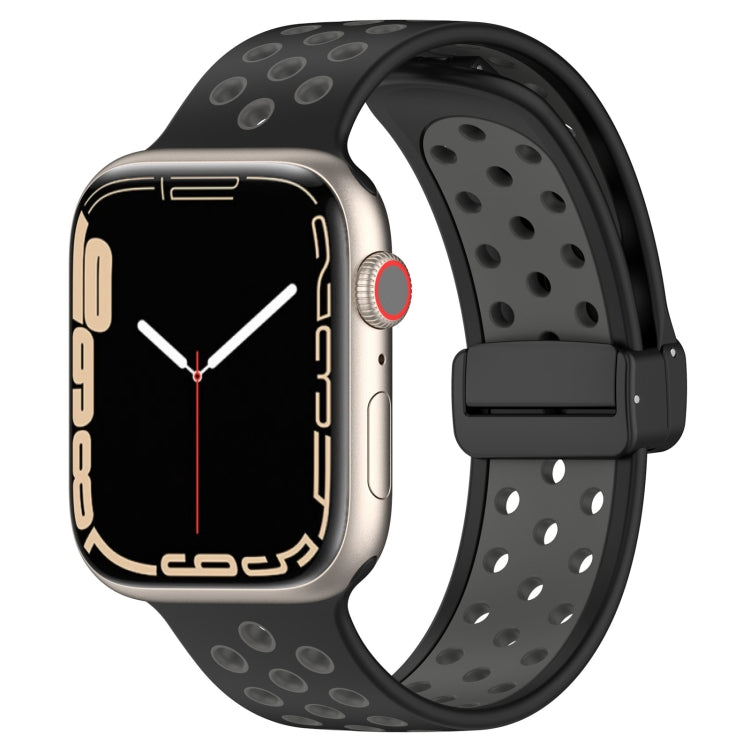 Magnetic Buckle Silicone Watch Band, For Apple Watch SE 40mm
