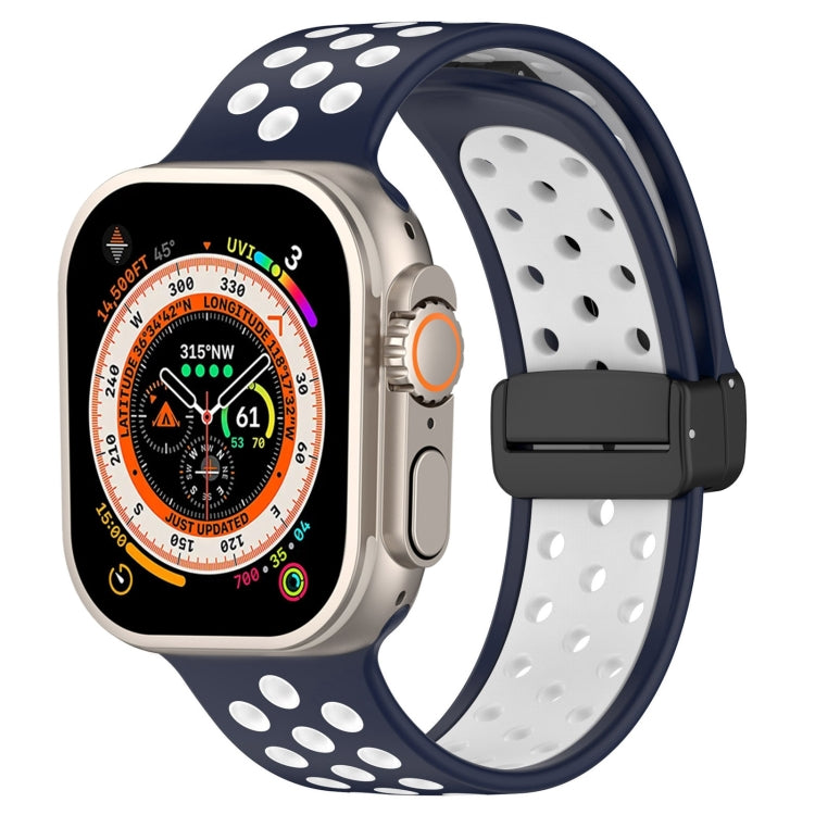Magnetic Buckle Silicone Watch Band, For Apple Watch SE 2023 44mm