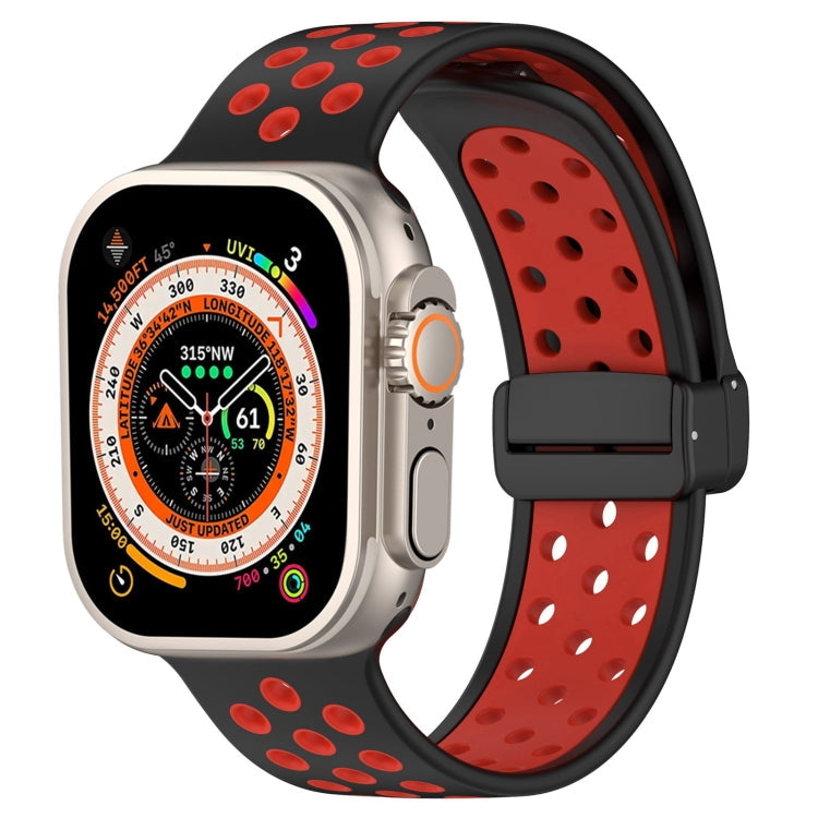 Magnetic Buckle Silicone Watch Band, For Apple Watch SE 2023 44mm