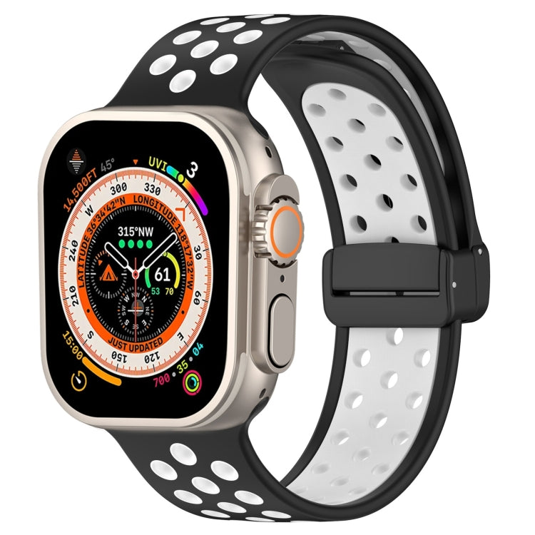 Magnetic Buckle Silicone Watch Band, For Apple Watch 8 41mm