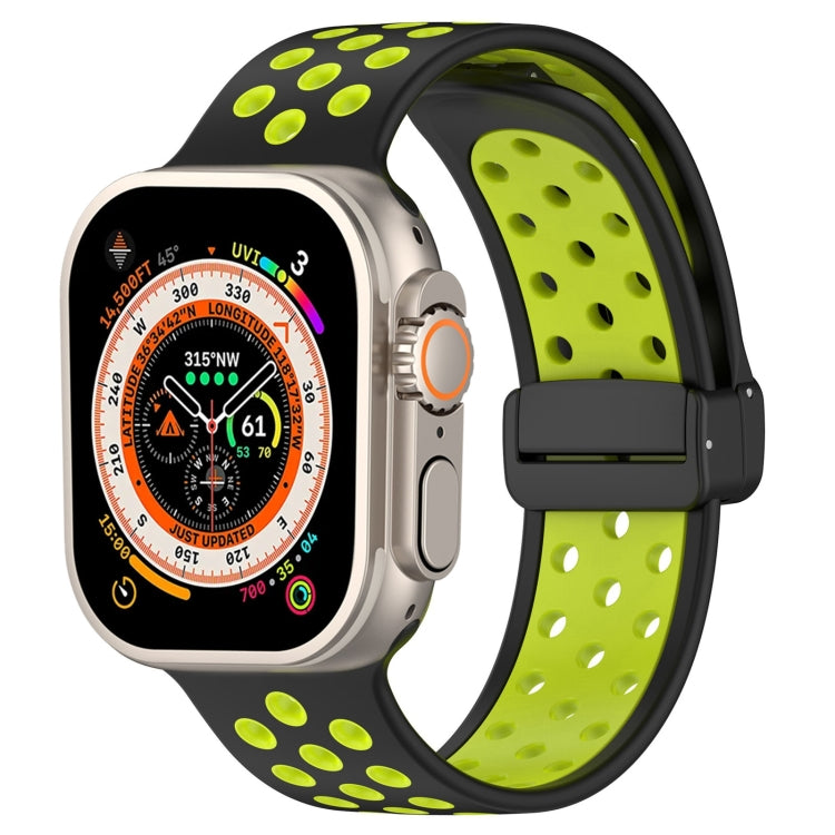 Magnetic Buckle Silicone Watch Band, For Apple Watch 8 41mm