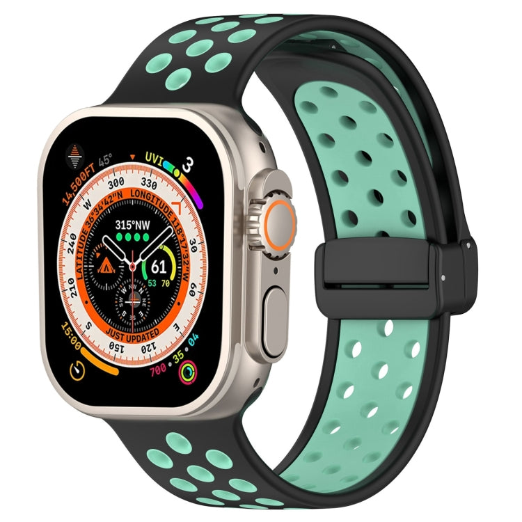 Magnetic Buckle Silicone Watch Band, For Apple Watch 8 41mm