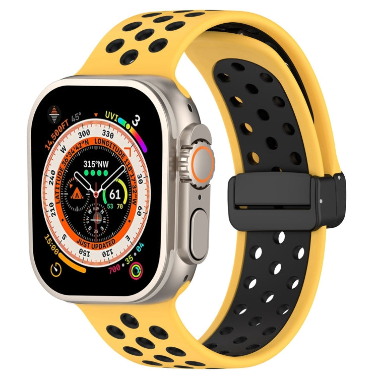 Magnetic Buckle Silicone Watch Band, For Apple Watch 8 41mm