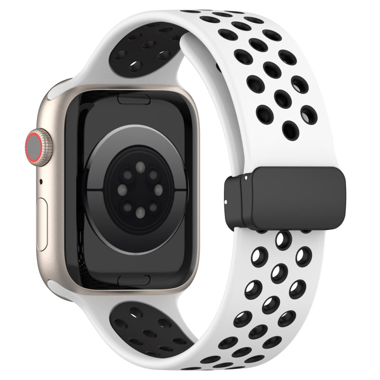 Magnetic Buckle Silicone Watch Band, For Apple Watch Series 9 41mm