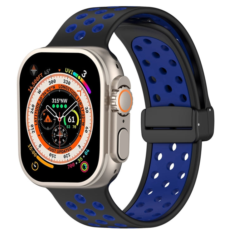 Magnetic Buckle Silicone Watch Band, For Apple Watch Series 9 41mm