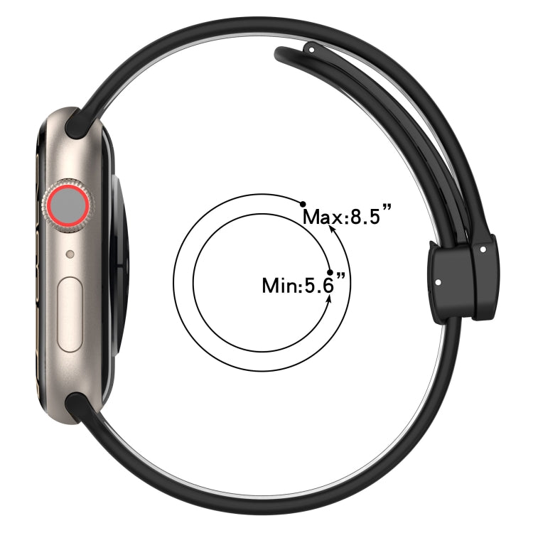Magnetic Buckle Silicone Watch Band, For Apple Watch 2 38mm