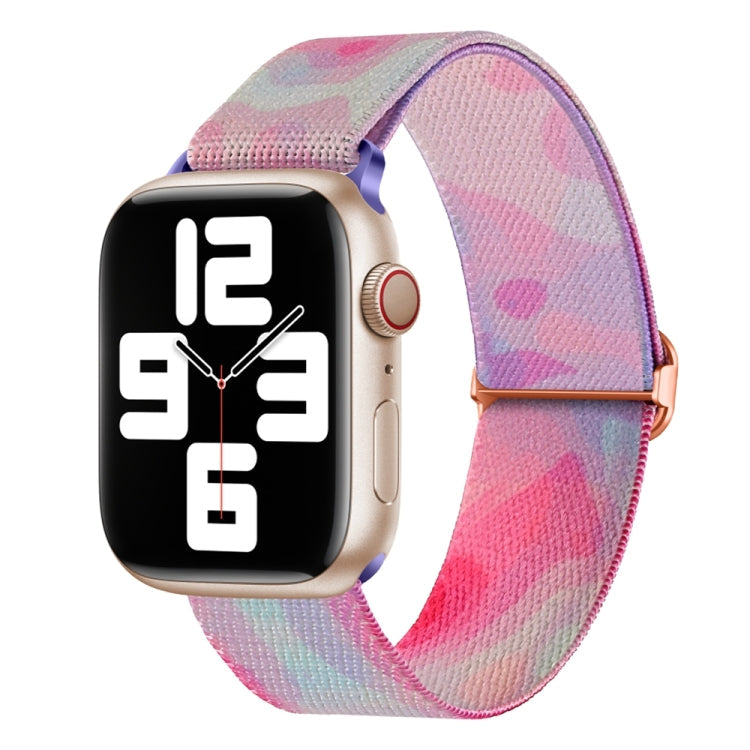 Painted Pattern Nylon Replacement Watch Band, For Apple Watch 8 41mm, For Apple Watch Ultra 2 49mm, For Apple Watch 8 45mm