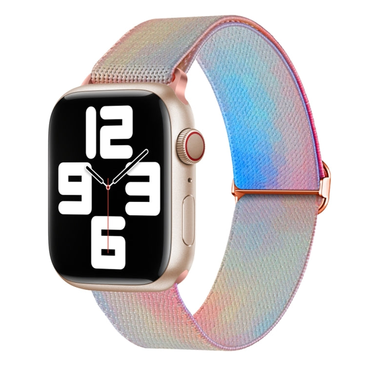 Painted Pattern Nylon Replacement Watch Band, For Apple Watch 6 44mm, For Apple Watch 5 44mm, For Apple Watch 5 40mm