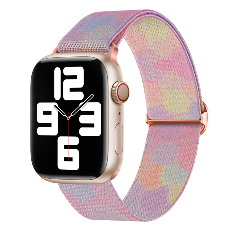 Painted Pattern Nylon Replacement Watch Band, For Apple Watch 4 44mm, For Apple Watch 4 40mm, For Apple Watch 3 38mm