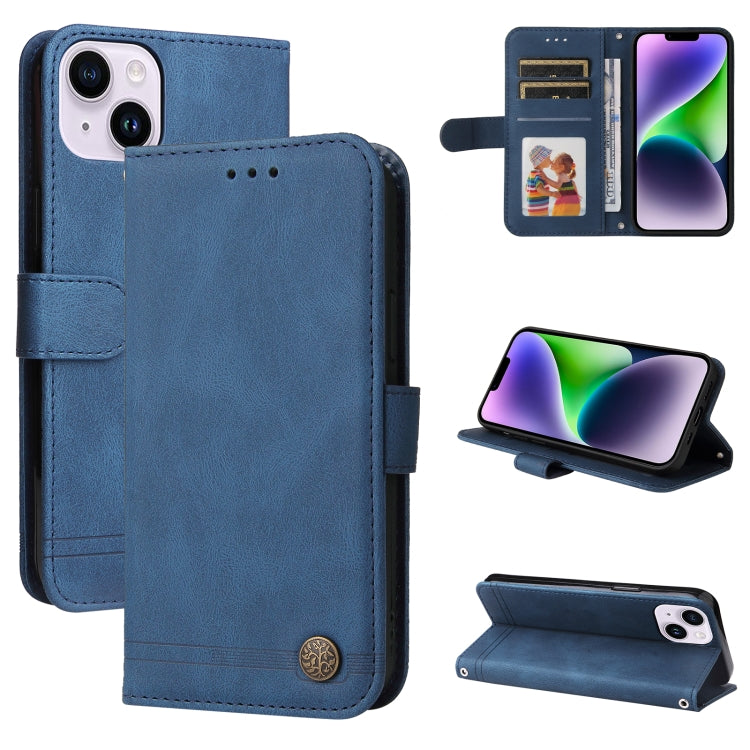 Skin Feel Life Tree Leather Phone Case, For iPhone 16, For iPhone 15 Pro Max, For iPhone 15 Pro, For iPhone 15 Plus