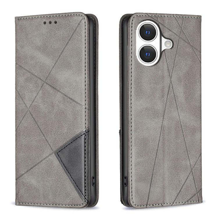 Rhombus Texture Magnetic Leather Phone Case, For iPhone 18 Pro Max/17 Pro Max, For iPhone 18 Pro/17 Pro, For iPhone 17, For iPhone 17 Air