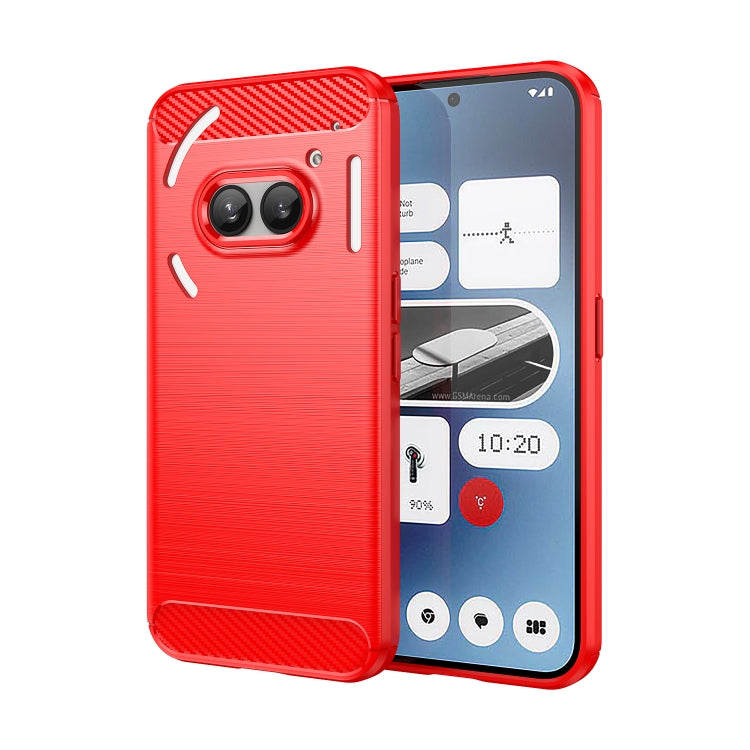 Carbon Fiber Brushed Texture TPU Phone Case, For Nothing CMF Phone 1, For Nothing Phone 2a, For Nothing Phone 2