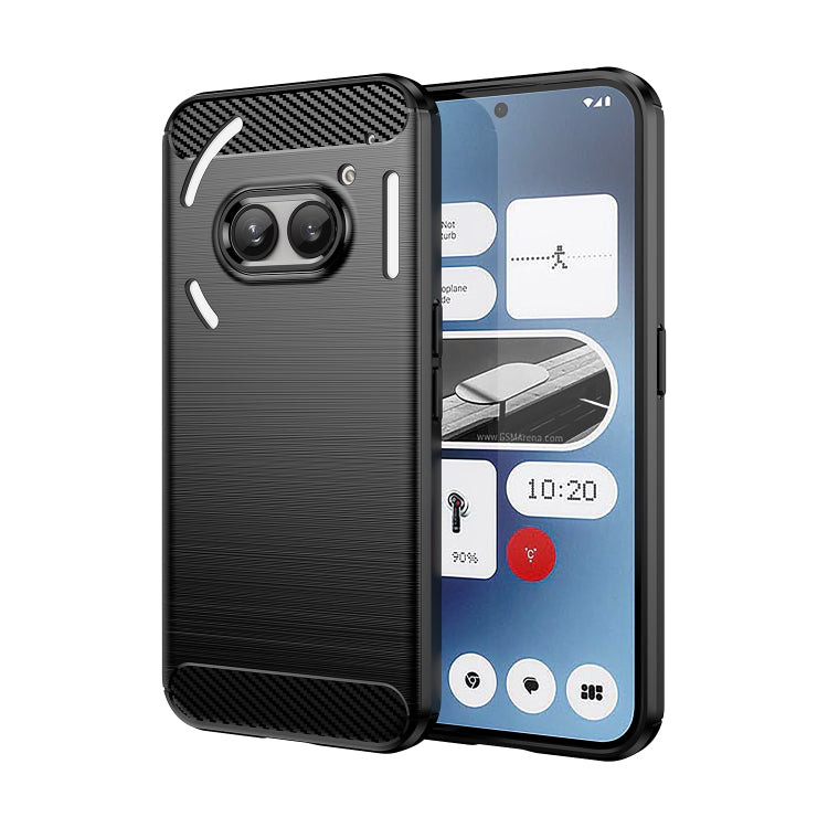 Carbon Fiber Brushed Texture TPU Phone Case, For Nothing CMF Phone 1, For Nothing Phone 2a, For Nothing Phone 2