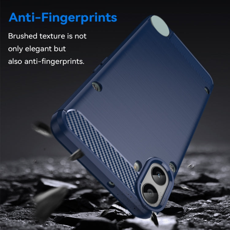 Carbon Fiber Brushed Texture TPU Phone Case, For Nothing CMF Phone 1, For Nothing Phone 2a, For Nothing Phone 2